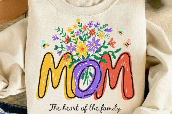 Download Mom the Heart of the Family Mother's Day - Day Collection