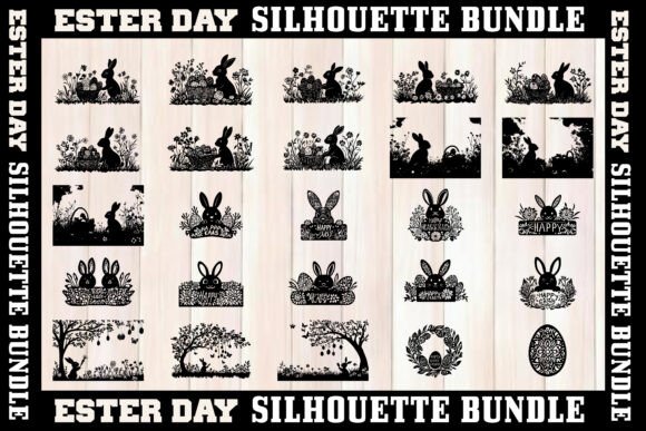 Download Easter Day Silhouette Bundle - Day Collection
