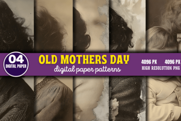 Download Old Mothers Day Photos Digital Pattern 1 - Day Collection