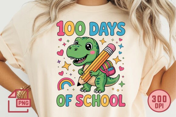 Download 100 Days School Dino Art - Day Collection