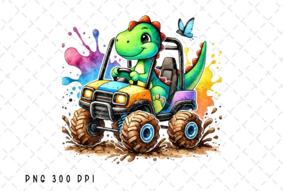Download Dinosaur off Road Dino Vehicle Kids PNG - Kids png Collection