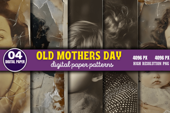 Download Old Mothers Day Photos Digital Pattern 7 - Day Collection