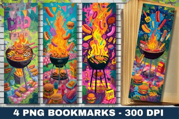 Download Father's Day Backyard BBQ Party Bookmark - Day Collection