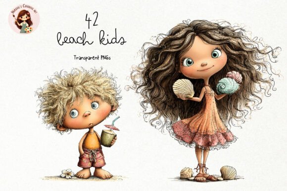 Download Whimsical Beach Kids PNG Clipart - Kids png Collection