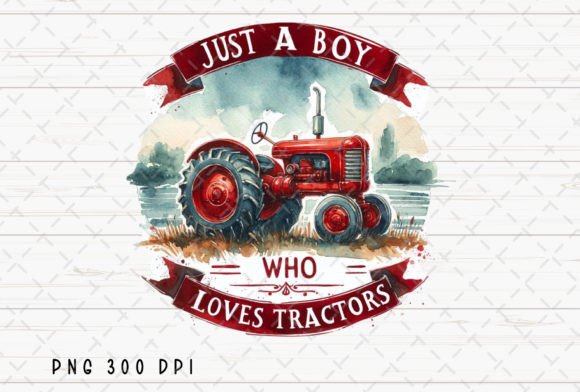 Download Just a Boy Who Loves Tractors Kids PNG - Kids png Collection
