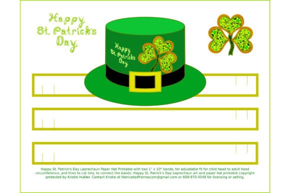 Download St. Patrick's Day Leprechaun Paper Hat - Day Collection