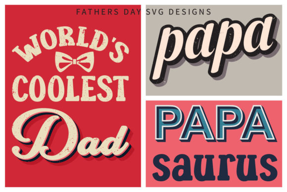 Download Fathers Day Vintage Type T-shirt Deisgn - Day Collection