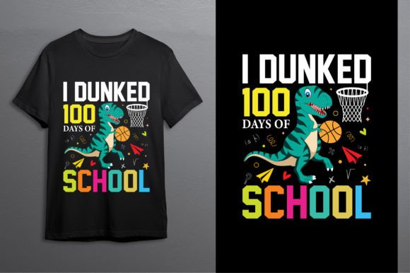 Download 100 Days of School Dino Basketball - Day Collection