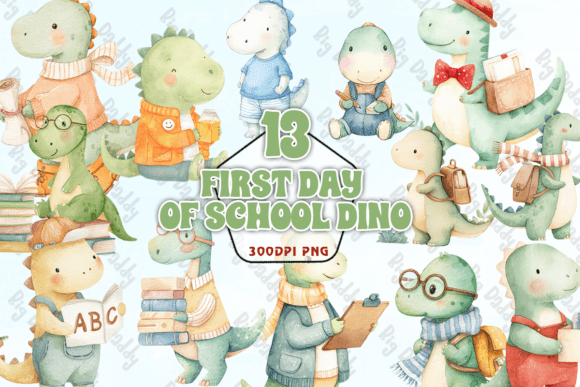 Download First Day of School Dino PNG - Day Collection