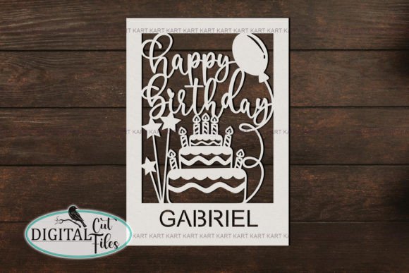 Download Personalized Insert Birthday Card Cricut - Day Collection