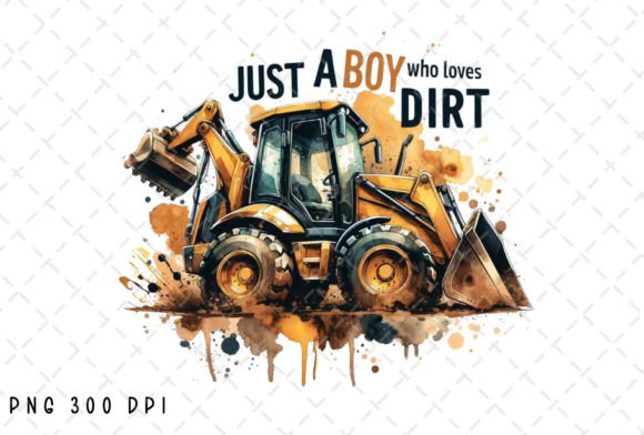 Download Just a Boy Who Loves Dirt Truck Kids PNG - Kids png Collection